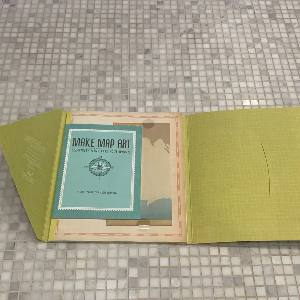 NEW Make Map Art creative Book for Kids and Adult